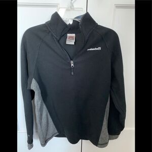 Avalanche black fleece zip top medium 10-12
